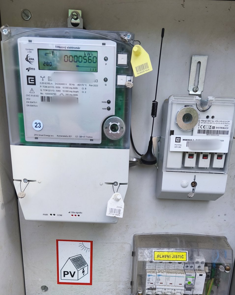 Výměna elektroměru - první krok ke sdílení elektřiny